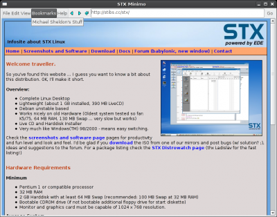 STX Minimo browser